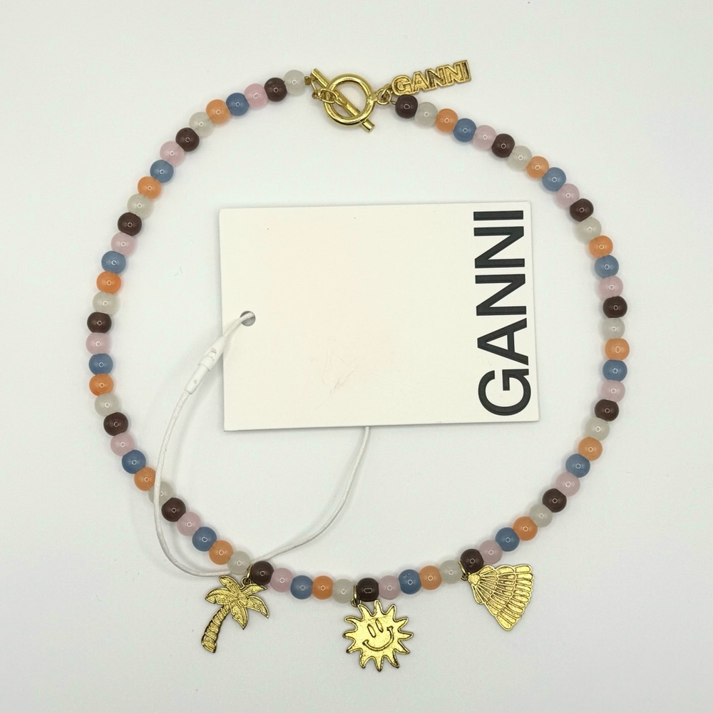 Ganni beaded necklace